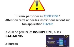 Inscription CDOT