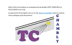 Inscription CDOT double avant le 05/12/2020