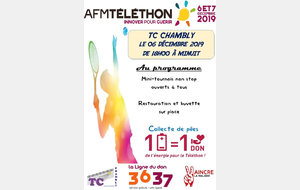 Téléthon au TC Chambly