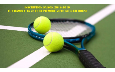 Inscriptions TC Chambly