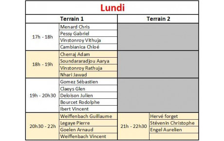 Les cours reprennent le 24 septembre 2018