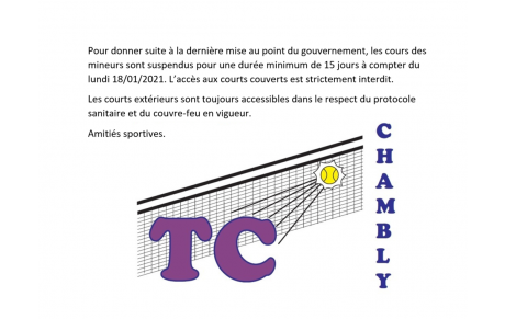 Nouvelle suspension des activités